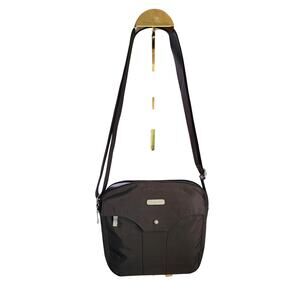 Baggalini Brown nylon crossbody messenger Bag